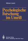 Buchcover Psychologische Forschung im Umriß