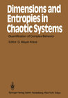 Buchcover Dimensions and Entropies in Chaotic Systems