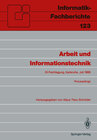 Buchcover Arbeit und Informationstechnik