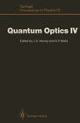 Buchcover Quantum Optics IV