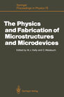 Buchcover The Physics and Fabrication of Microstructures and Microdevices