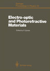Buchcover Electro-optic and Photorefractive Materials