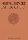 Buchcover Heidelberger Jahrbücher