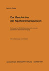 Buchcover Zur Geschichte der Nachstrompropulsion