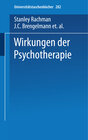 Buchcover Wirkungen der Psychotherapie
