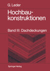 Buchcover Hochbaukonstruktionen