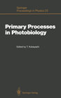 Buchcover Primary Processes in Photobiology