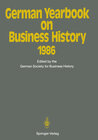 Buchcover German Yearbook on Business History 1986