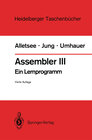 Buchcover Assembler III