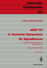 Buchcover ASST ’87 6. Aachener Symposium für Signaltheorie
