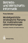 Buchcover Modellgestützte strategische Planung für multinationale Unternehmungen