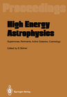 Buchcover High Energy Astrophysics
