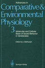 Buchcover Molecular and Cellular Basis of Social Behavior in Vertebrates