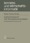 Buchcover Systementwurf mit Simulationsmodellen
