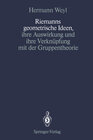 Buchcover Riemanns geometrische Ideen, ihre Auswirkung und ihre Verknüpfung mit der Gruppentheorie