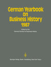 Buchcover German Yearbook on Business History 1987