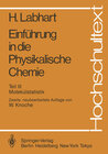 Buchcover Einführung in die Physikalische Chemie