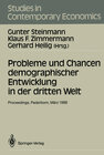 Buchcover Probleme und Chancen demographischer Entwicklung in der dritten Welt