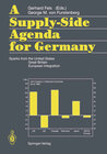 Buchcover A Supply-Side Agenda for Germany