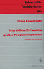 Buchcover Interaktives Entwerfen großer Programmsysteme