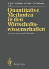 Buchcover Quantitative Methoden in den Wirtschaftswissenschaften