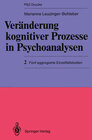 Buchcover Veränderung kognitiver Prozesse in Psychoanalysen