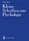 Buchcover Kleine Schriften zur Psychologie