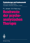 Buchcover Reichweite der psychoanalytischen Therapie