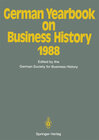 Buchcover German Yearbook on Business History 1988