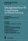 Buchcover 107. Kongreß der Deutschen Gesellschaft für Chirurgie Berlin, 17.–21. April 1990