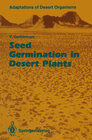 Buchcover Seed Germination in Desert Plants