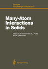 Buchcover Many-Atom Interactions in Solids