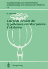 Buchcover Zerebrale Effekte der hypothermen extrakorporalen Zirkulation