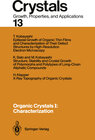 Buchcover Organic Crystals I: Characterization