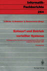 Buchcover Entwurf und Betrieb verteilter Systeme