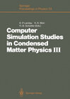 Buchcover Computer Simulation Studies in Condensed Matter Physics III