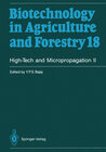 Buchcover High-Tech and Micropropagation II