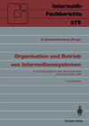 Buchcover Organisation und Betrieb von Informationssystemen