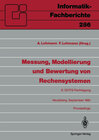 Buchcover Messung, Modellierung und Bewertung von Rechensystemen