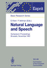 Buchcover Natural Language and Speech