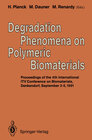 Buchcover Degradation Phenomena on Polymeric Biomaterials