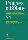 Buchcover Progress in Botany / Fortschritte der Botanik