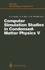 Buchcover Computer Simulation Studies in Condensed-Matter Physics V