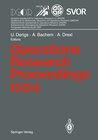 Buchcover Operations Research Proceedings 1994