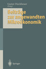 Buchcover Beiträge zur angewandten Mikroökonomik