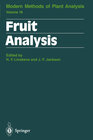 Buchcover Fruit Analysis