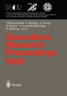 Buchcover Operations Research Proceedings 1995
