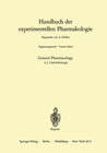 Buchcover General Pharmacology