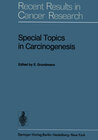 Buchcover Special Topics in Carcinogenesis