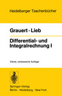 Buchcover Differential- und Integralrechnung I